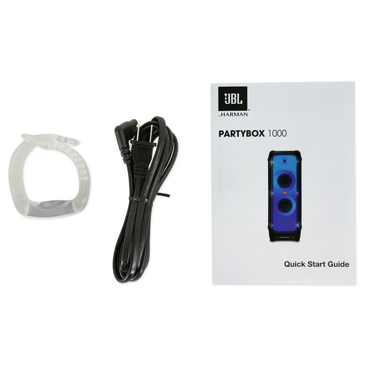 Enceinte JBL PartyBox 1000 Bluetooth avec fonction Karaoké, effets de  lumières et Pads - 1000 W