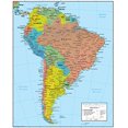 thumbnail image 2 of Swiftmaps South America Wall Map GeoPolitical Edition (36x44 Laminated), 2 of 5
