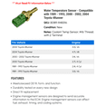 thumbnail image 2 of Water Temperature Sensor - Compatible with 1989 - 1993, 2000 - 2002, 2004 Toyota 4Runner 1990 1991 1992 2001, 2 of 2