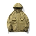 thumbnail image 2 of Dpytoraw Unisex Jacket Jackets Techwear Windbreaker Color Block Korean Hop Clothes Streetwear, 2 of 4