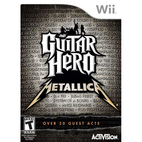 Pre-Owned Guitar Hero Metallica (Game Only) WII