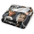 thumbnail image 3 of George Clooney Collage Blanket Soft Warm Fleece Blanket for Sofa Office Car Camping Yoga Travel Throw Blankets 80"X60", 3 of 6