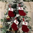 thumbnail image 5 of Christmas Socks English Letter Knitting Stocking Decoration Xmas Tree Ornament - Q, 5 of 5