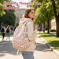 thumbnail image 4 of School Backpack for Teen Girls, Bookbag for 8-16 Student, Middle High College Back to School Cute Backpack, 15.6 Inch, 4 of 4