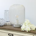 thumbnail image 4 of Simple Designs White Metal Mesh Industrial Table Lamp, 4 of 7