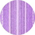 thumbnail image 1 of Ahgly Company Indoor Round Oriental Purple Industrial Area Rugs, 4' Round, 1 of 4