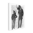 thumbnail image 2 of Trademark Fine Art 'Rhinos, Fathers Day' Canvas Art by Fab Funky, 2 of 3
