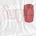 thumbnail image 2 of Barrel of Monkeys More Fun Women's T Shirt, White, X-Large, 2 of 6