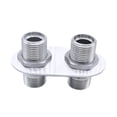 thumbnail image 3 of Conector de mamparo de calentador de cortafuegos genérico de 2 puertos, 2-10 (7/8"-14) Accesorio de mamparo de CA para cortafuegos para vehículos, 3 of 9