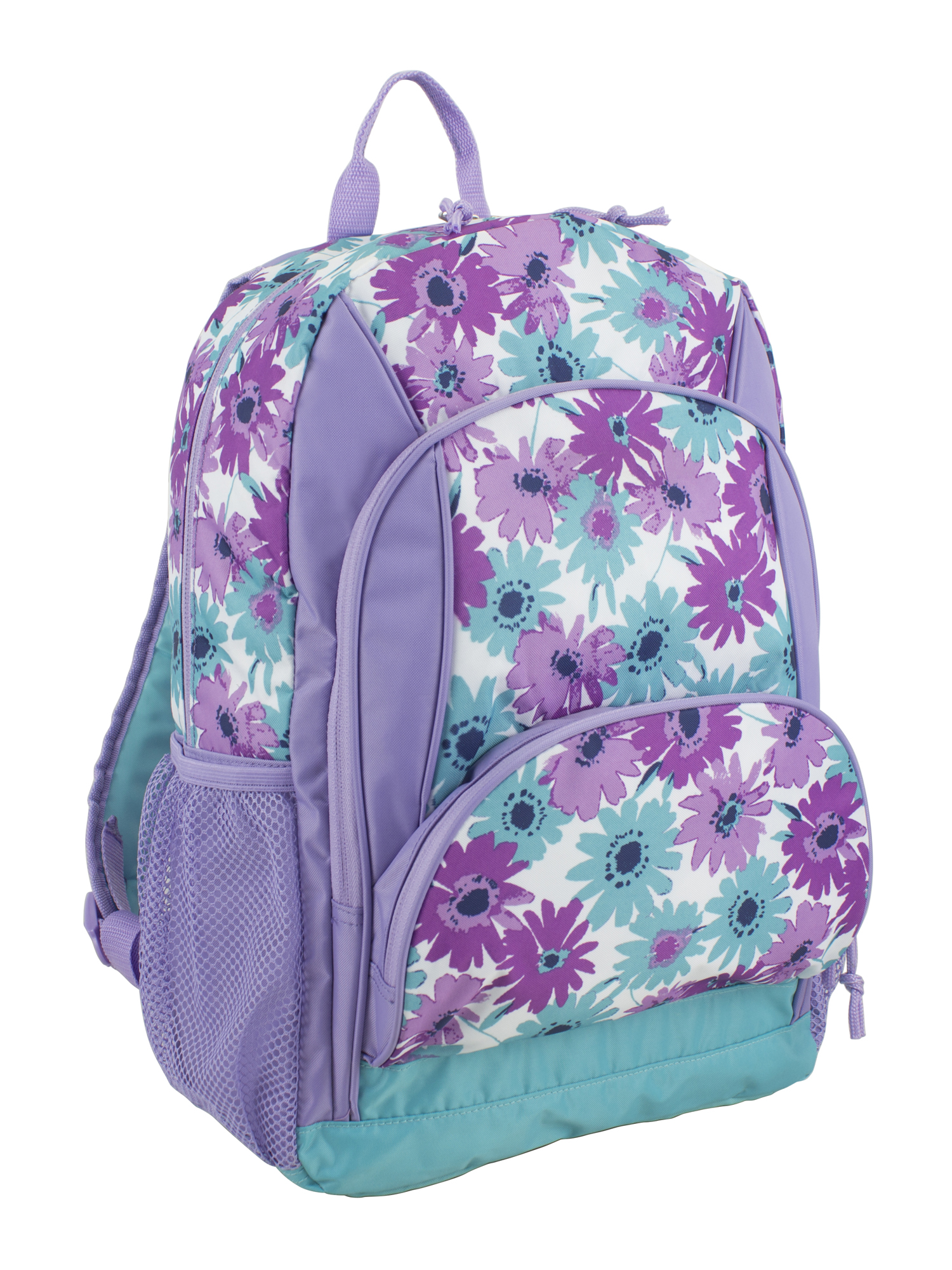 Eastsport Unisex Triple Pocket Backpack, Spring Floral