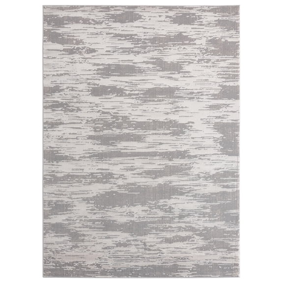 United Weavers Cascades Area Rug 2601 10971 Salish Silver Shaded Faded 1' 11" x 3' Rectangle