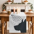 thumbnail image 2 of Table Runner - 70 Inch Long, Dogs Showering Kitchen Dining Table Runner Dresser Scarves, Modern Abstract Art Funny Animals Farmhouse Decor for Coffee Tables Wedding Party Banquet, 2 of 8
