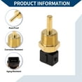 thumbnail image 3 of Unique Bargains Engine Coolant Temperature Sensor No.8970697861 Water Temperature Sensor for Isuzu Nkr77 2000-2015 1 Pc, 3 of 6