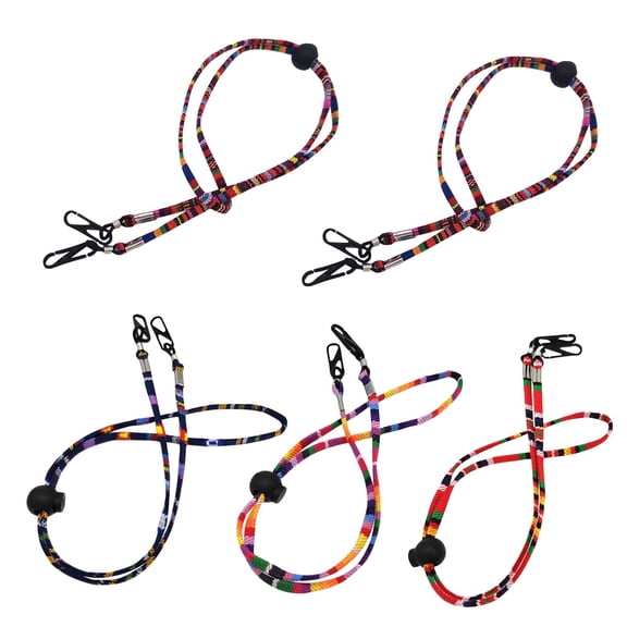 Eyeglass Holder Straps BWASD Long Rope Fixed with Non-Slip Lanyard Eyeglass Chain for Men Women for Sport Reading Work (Multicolor)
