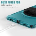 thumbnail image 6 of Dteck Case for Samsung Galaxy A9 Plus 11-inch 2023 (X210,X215,X216,X218),Heavy Duty Armor 3-Layer Protection Case Rotating Kickstand Cover with Hand Strap,Lightblue, 6 of 8