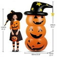 thumbnail image 3 of Vaso inflable de calabaza de Halloween de 55,1 pulgadas de PVC, ideal para fiestas en interiores y exteriores., 3 of 10