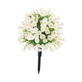 thumbnail image 3 of Flores artificiales Decoración del jardín topiario Vigidor de bricolaje Decedente de decoración de bodas Plantas con estaca para un regalo de paisaje, 3 of 8