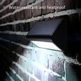 thumbnail image 4 of Solario 32 LEDs Wireless Solar Powered Security Floodlights with Motion Activation and Peel and Stick, Black, Set of 4, 4 of 9