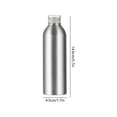 thumbnail image 3 of Aluminum Refillable Travel Bottle with Leak-Proof Screw Cap, Lightweight Metal Spray Container for Lotion, Cosmetic, Cleaning Solution, Multiple Sizes Available, 3 of 6