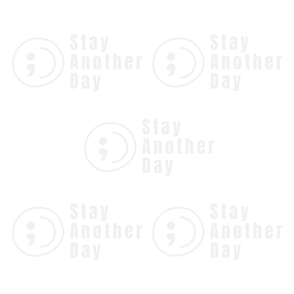 5Pcs Mental Health Awareness Car Sticker Waterproof PVC Decal Stay Another Day Car Decoration Stickers Accessories Enduring