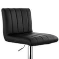 thumbnail image 5 of Elama Bar Stool with Adjustable Height & Swivel, Black and Chrome, Set of 2, 5 of 11