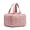 Pink, variant on Travel Toiletry Bag, Puffy Wide-open Quilted Makeup Bag for Women,Lightweight Cosmetic Travel Bag Organizer with Handle for Traveling, Accessories, Essentials Toiletries Black