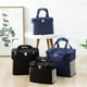 thumbnail image 3 of Bolsos de entrega de alimentos calientes y fríos, caja de almuerzo para hombres o bolsa de almuerzo para adultos para viajes, playa, refrigerador de Azul-L Macarena contenedor de almuerzo con aislamiento, 3 of 8