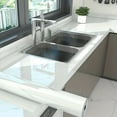 thumbnail image 3 of 1pc Marble Wallpaper, Waterproof Oil-proof Heat Resistant Peel And Stick Contact Paper, Granite Countertop Paper, Kitchen Bathroom Backdrop Table Desk Wall Desk Appliance Furniture Sticker, Renovation Wallpaper, Home Decor, 3 of 6