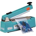 thumbnail image 1 of Aviditi 12" Impulse Manual Heat Sealing Bag Machine with Cutter for Closing Plastic Poly Bags and Tubing (1 Machine), 1 of 4