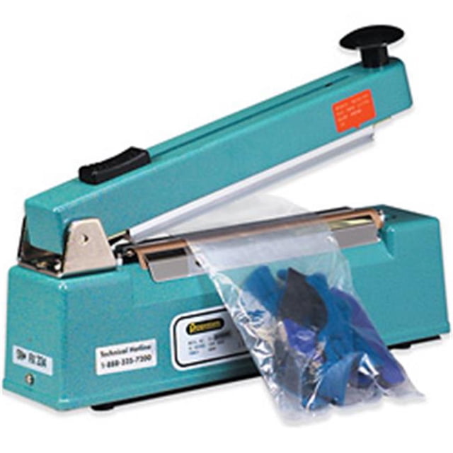 Aviditi 12" Impulse Manual Heat Sealing Bag Machine with Cutter for Closing Plastic Poly Bags and Tubing (1 Machine)