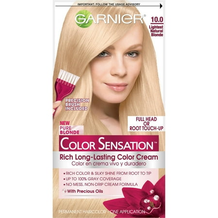 Garnier Color Sensation 10 0 Lightest Natural Blonde Permanent