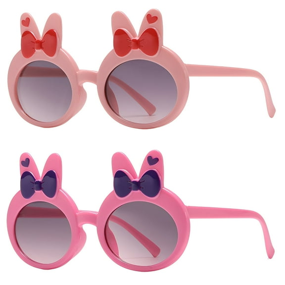 GJX 2Pcs Baby Sunglasses,Toddler Sunglasses Age 2-4,Infant Sunglasses,Style1