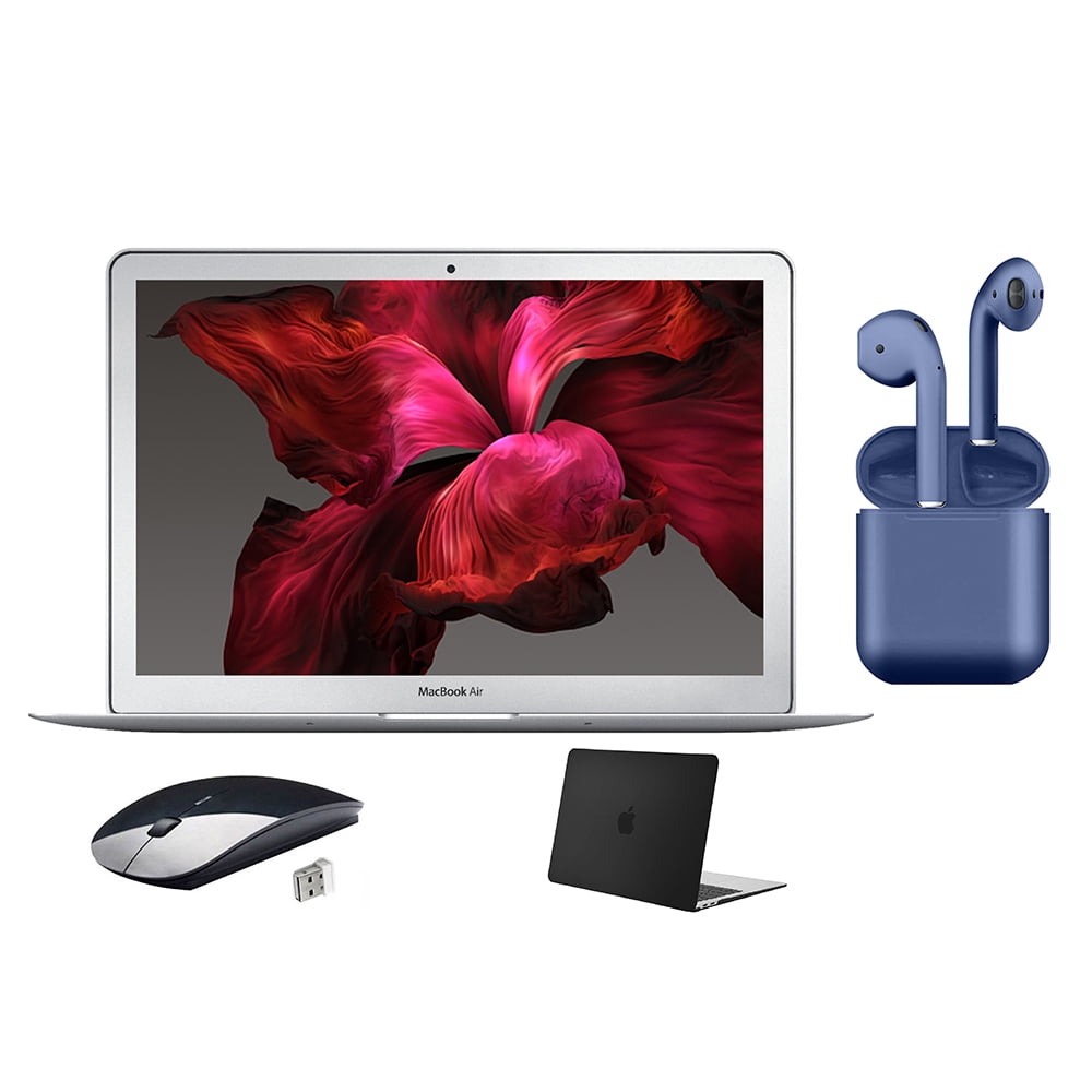 Restored Apple MacBook Air Laptop 13.3-inch Intel Core i5 8GB RAM 128GB SSD Mac OS Bundle: USA Essentials Bluetooth/Wireless Airbuds, Black Case, Wireless Mouse By Certified 2 Day Express (Refurbished) - Walmart.com Restored Apple MacBook Air Laptop 13.3-inch Intel Core i5 8GB RAM 128GB SSD Mac OS Bundle: USA Essentials Bluetooth/Wireless Airbuds, Black Case, Wireless Mouse By Certified 2 Day Express (Refurbished) - Walmart.com