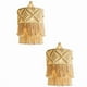 thumbnail image 2 of 2X Tapiz de Pared Hecho Una Mano Pantalla de Macramé Decoración Boho Tapiz Artesanal Con Borlas Fondo Cabecera Decoración para Colgar En la Pared, 2 of 5