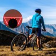 thumbnail image 2 of kurtrusly Tail Light Warning Bicycles Accessories Bicycle Lights Craftsmanship LED Taillights Lower Power Cycling Biking Taillight Red cross line, 2 of 6