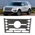 thumbnail image 2 of Embellecedor decorativo de Panel de aire acondicionado de coche de fibra de carbono Real apto para Ford Explorer 2013-2018, 2 of 8