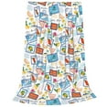 thumbnail image 2 of Pofeuu Summer Stamp Print Ultra-Soft Micro Fleece Blanket,for Bed Or Sofa,All Season Throw Blankets Flannel Blanket-80"x60", 2 of 7