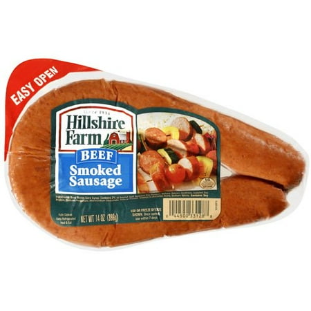 Hillshire Farm Smoked Beef Sausage, 14 Oz.