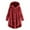 Red, variant on qucoqpe Plus Size Winter Coat for Women 2025 Fall Winter Fashion Fleece Jacket Solid Color Zip Up Hoodies Outwear