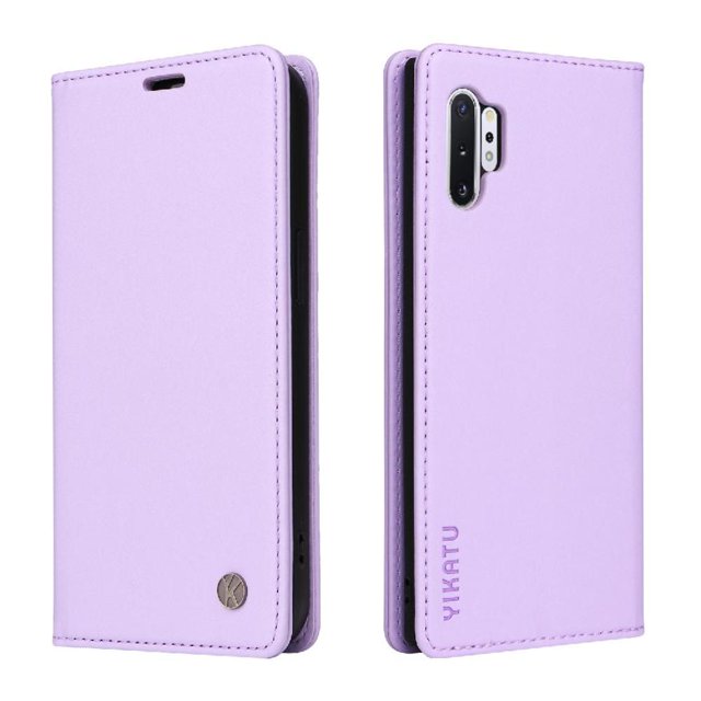 Funda para Samsung Galaxy Note 10 Plus Estuche de Cuero PU Tipo Cartera con Ranuras para Tarjetas y Cierre Magnético