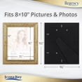 thumbnail image 2 of Icona Bay Marco De Fotos Dorado De 8 X 10, Marco De Fotos De Estilo Barroco Francés, Montaje En Pared O Mesa De 8 X 10, Colección Regency, 2 of 5