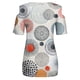 thumbnail image 5 of Elegante mujer cuello redondo impresión manga corta camiseta blusa Tops sudadera OAVQHLG3B Store lin121212, 5 of 5