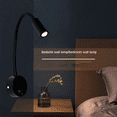 thumbnail image 2 of 1PCS Bedside Working Study Reading Lamp Wall Lamp Sconces 3W LED Book Lamp Wall Night Light LED for Bedroom Dormitory, 2 of 7