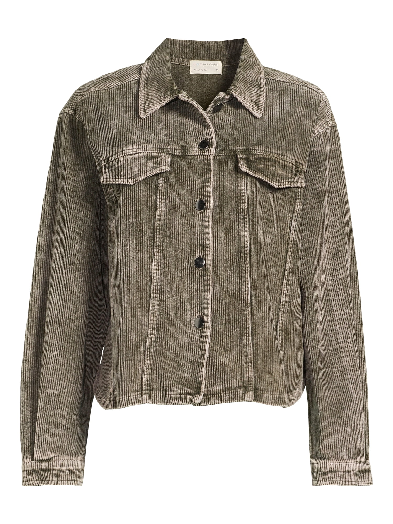 Self Esteem Juniors Washed Corduroy Jacket, Sizes XS-XL
