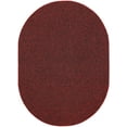 thumbnail image 1 of Furnish My Place Loop Floor Rug - 12 ft, x 18 ft., Oval, Burgundy, Customized Area Rug for Patio, Garden, Hallway, Living Room, 1 of 1