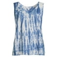 thumbnail image 4 of Time and Tru Women's V-Neck Tank Top, Sizes XS-XXXL, 4 of 5