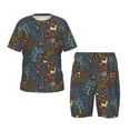 thumbnail image 1 of Balery Deers In The Forest 1 Conjunto de Pijama Infantil de Manga Corta con Estampado – Ropa de Dormir de Algodón Suave-Small, 1 of 5