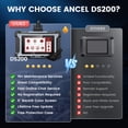 thumbnail image 2 of ANCEL Wireless Full System OBD2 Scanner Car Diagnostic Tool with 15+ Reset Services, DPF Regen, Injector Cod-ing, ABS Bleeding, WiFi Free Lifetime Updates, Online Customer Service, 2 of 12