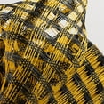 thumbnail image 2 of Poly Burlap Check Deco Mesh, 10" x 10 Yards Black, Yellow, 2 of 4