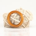 thumbnail image 6 of YooGuoGuo New Fashion Wide Bohemian Belts for Women Round Wood Buckle Woven Braided Rope Belt Female Casual Crochet Boho Dress Waistband, 6 of 6